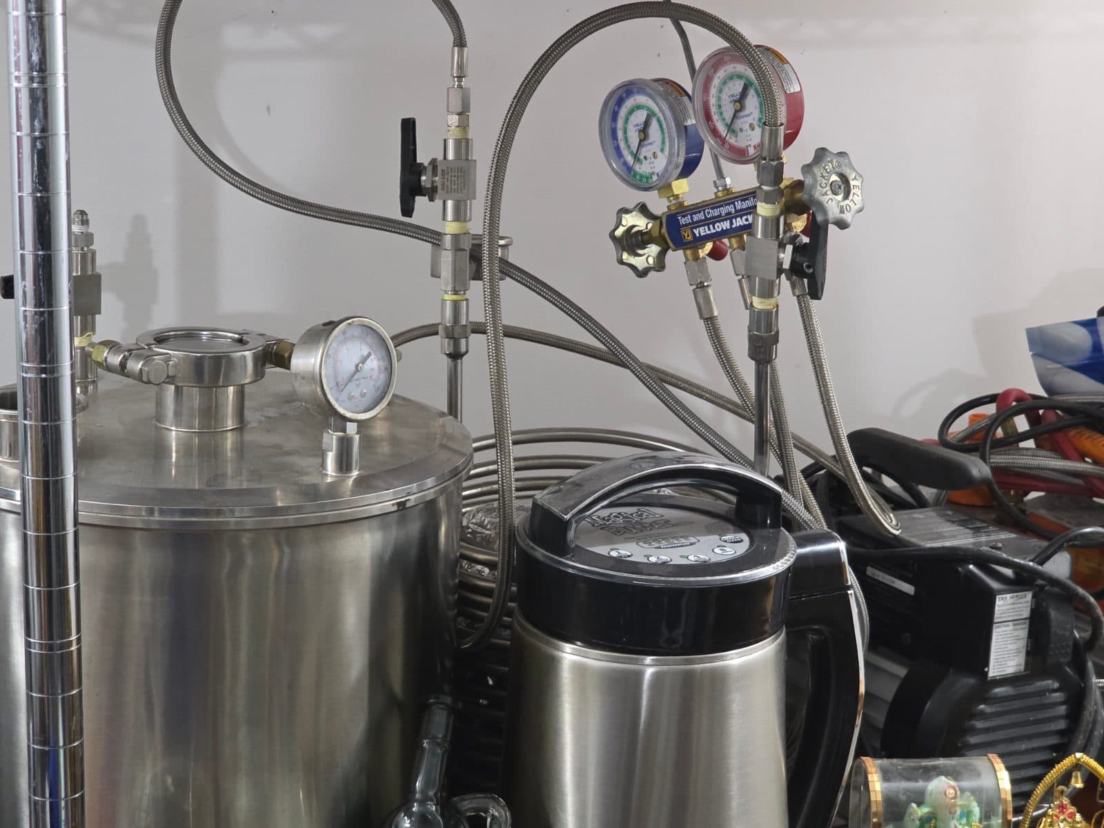 Lab extraction setup