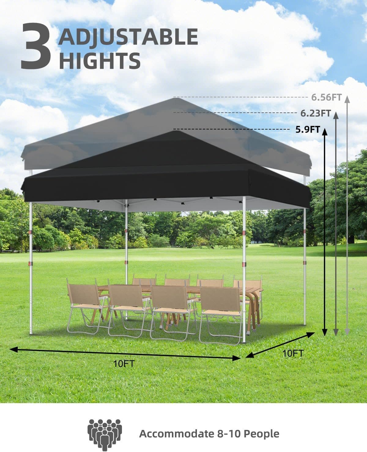 10x10 pop up tent