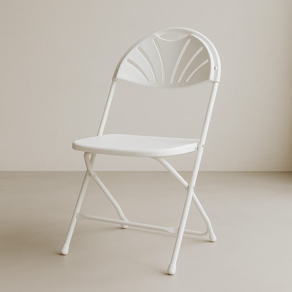 White Fan-Back Event Chair